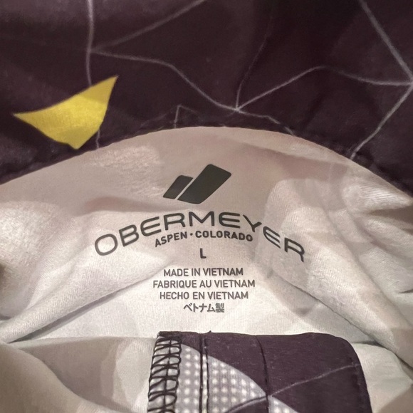 NWT Obermeyer Teen Boys Transport 1/4 Zip Base Layer in Black in size L - Picture 6 of 7